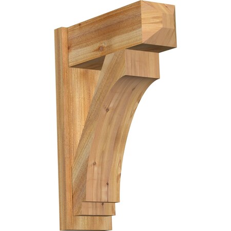 Ekena Millwork Imperial Rough Sawn Craftsman Outlooker, Western Red Cedar, 8"W x 22"D x 30"H OUT08X22X30IMP04RWR